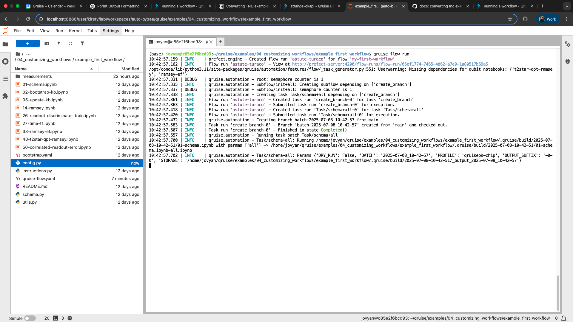 workflow Jupyter