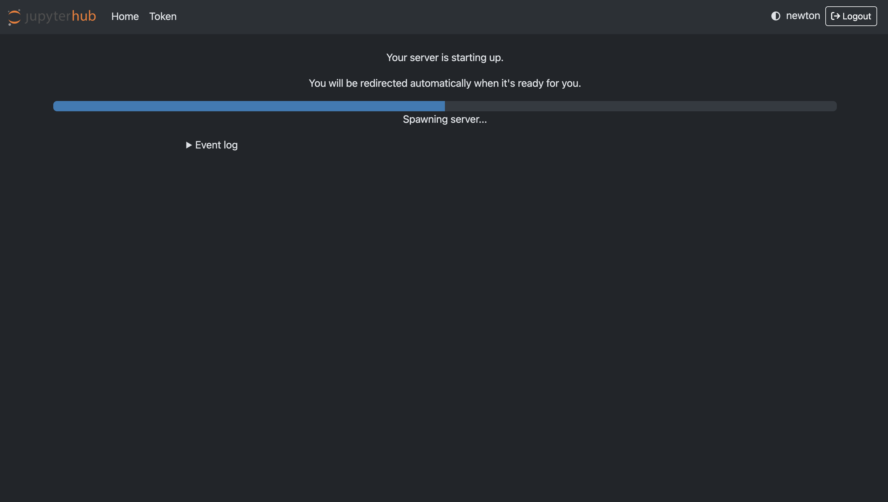 starting JupyterLab server
