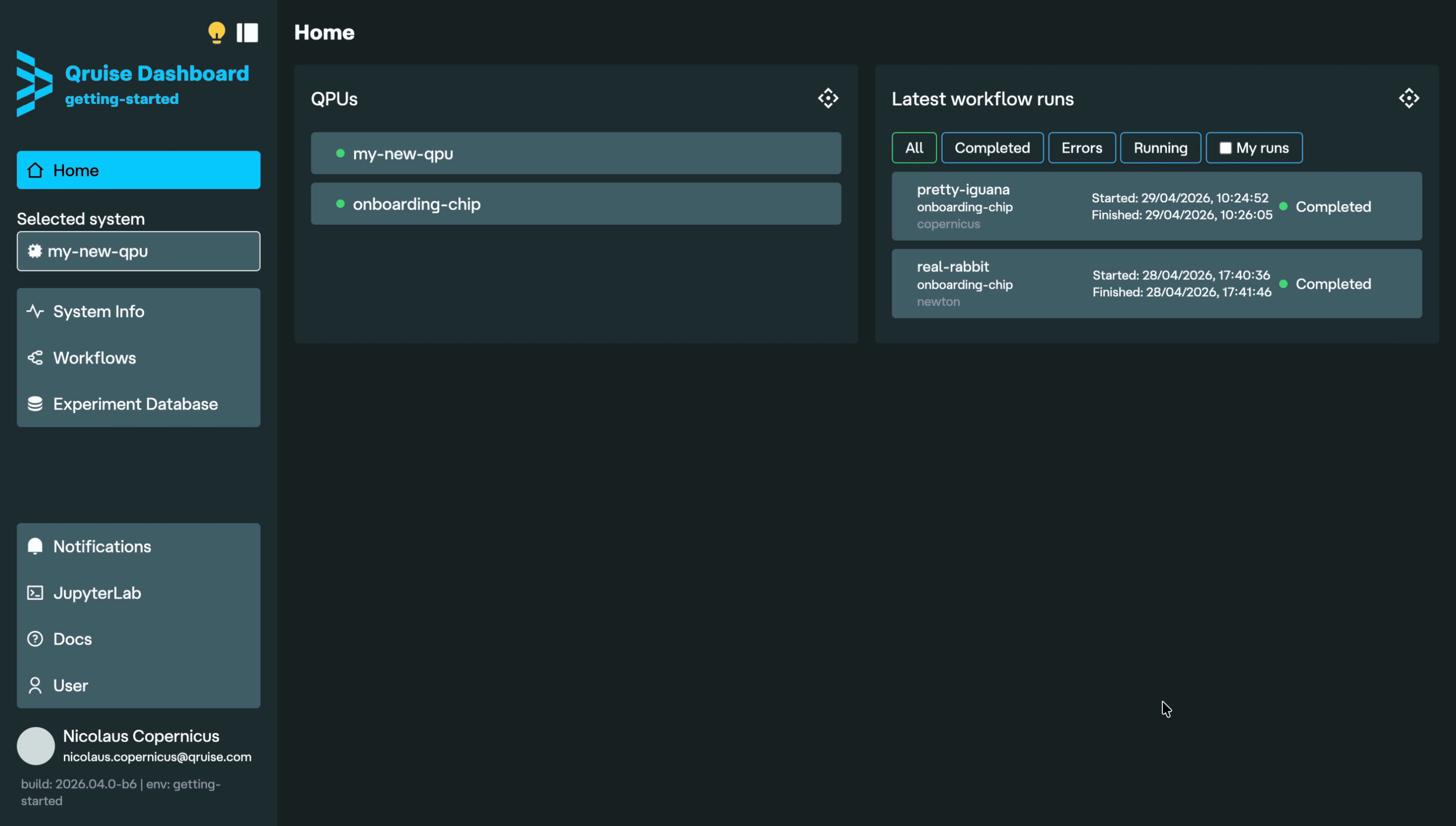 view first workflow