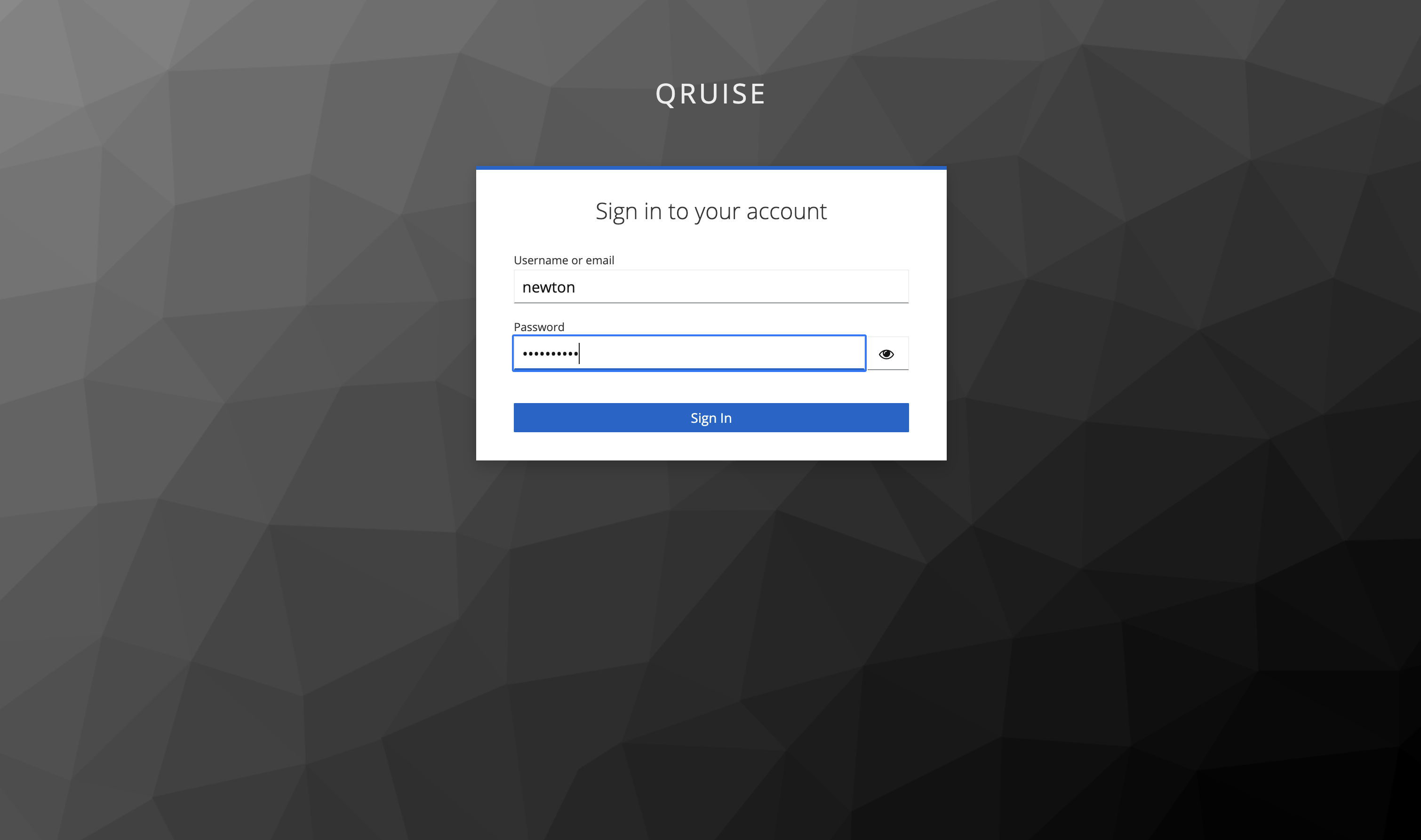 Keycloak login page